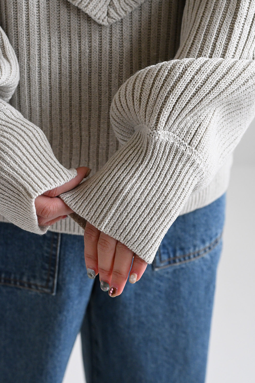 Big Frill Knit Pullover
