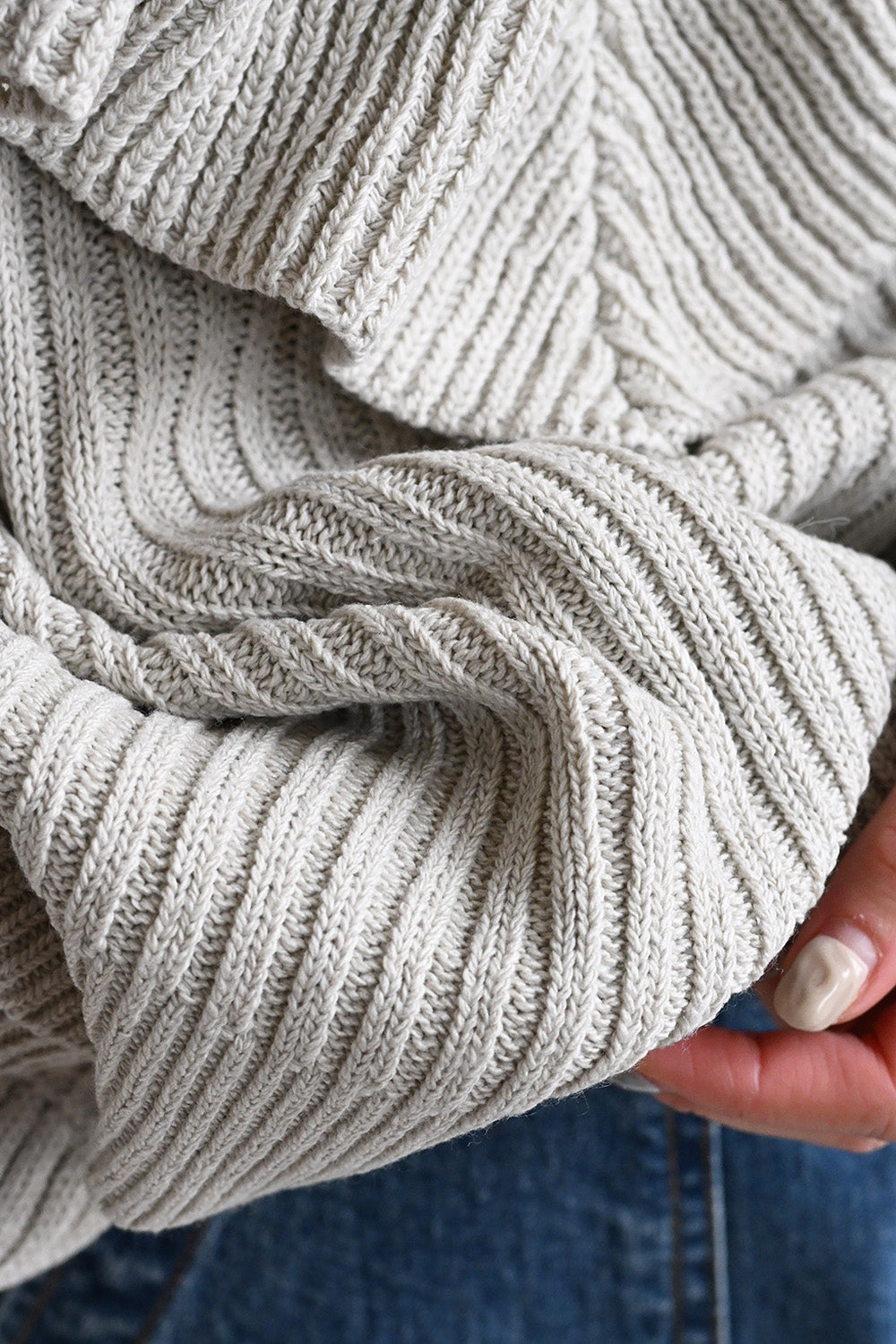 Big Frill Knit Pullover